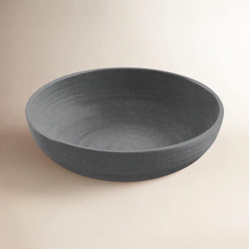 Bol bas Denver Planta Artisan - gris - 8 po, Gris