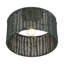 Plafonnier semi-encastré noir moyen 1 lumière Adabella-1666463657