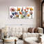 «Vibrant Flowerscape», reproduction d'art sur toile-1161889662