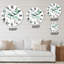 Plantes rétro - horloge murale traditionnelle-93601799