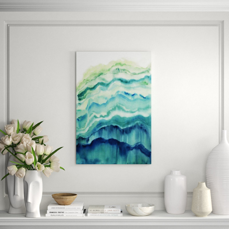 Infinite Blue Painting by Guseul Park, Outdoor, 36" H x 24" W