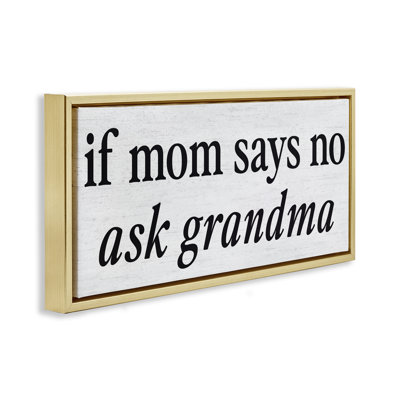 Cadre flottant Ask Ask Grandma