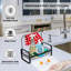 Lanette Kitchen Organiser Sink Caddy with Dishcloth Stand Sink Grid for Kitchen Cleaning Supplies