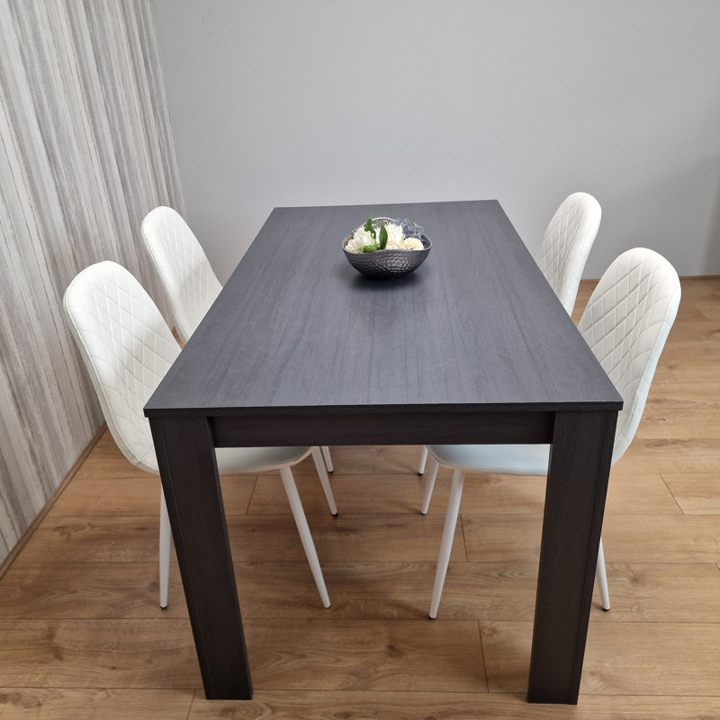 Michellie 4 - Person Dining Set, 75 H x 117 L x 77 W cm