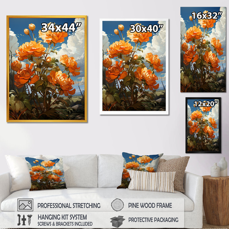 Pivoine beauté II - pivoines, art mural, Cadre flottant noir, H 32 po x l 24 po x P 1 po