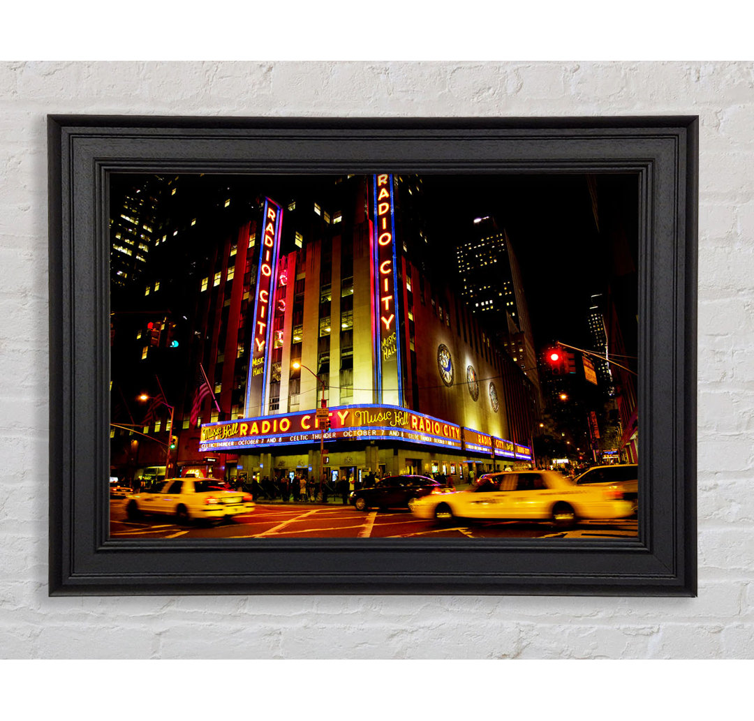 Nyc Radio City Music Hall - Einzelne Bilderrahmen Kunstdrucke