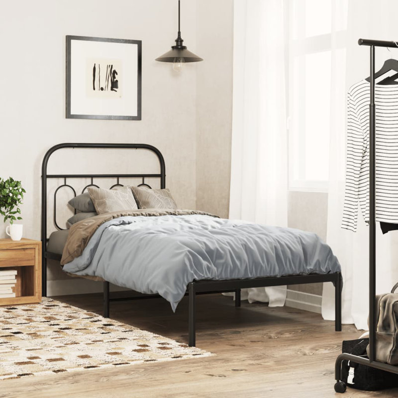 Metal Bed, 100" H x 95" W x 196" D
