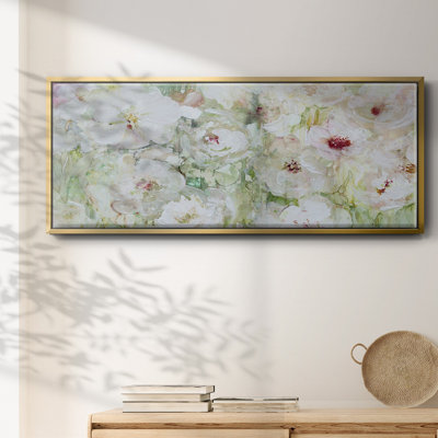 Jardin Blanc - toile encadrée