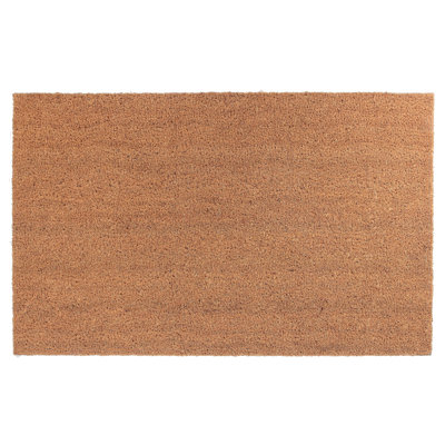 Paillasson Natural Coir avec support en vinyle, 12 po x 24 po
