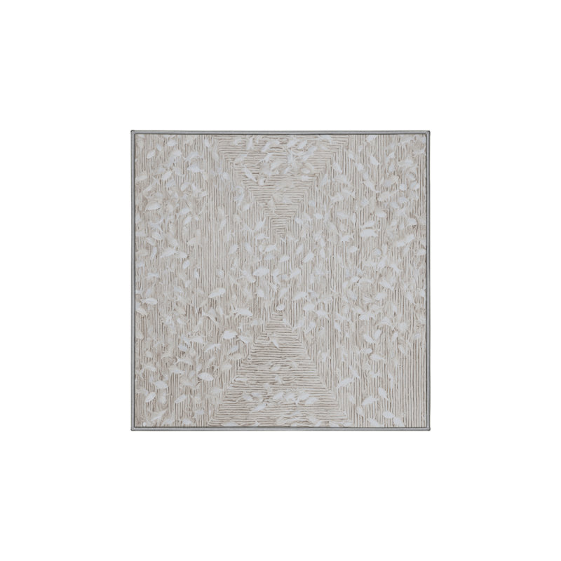 Machine Washable Gray Area Rug, Square 4'