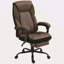 Fauteuil de direction avec repose-pieds, fauteuil de bureau ergonomique grand et haut, fauteuil pivotant inclinable avec dossier haut et hauteur réglable-1328574703