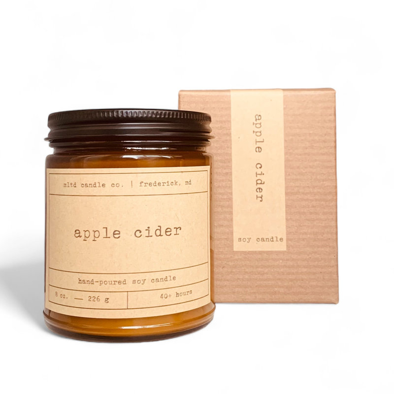 Apple Cider Scented Soy Candle