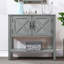 Buffet Katrin avec tablette inférieure et armoire à 2 portes, console avec rangement pour armoire-1290255086
