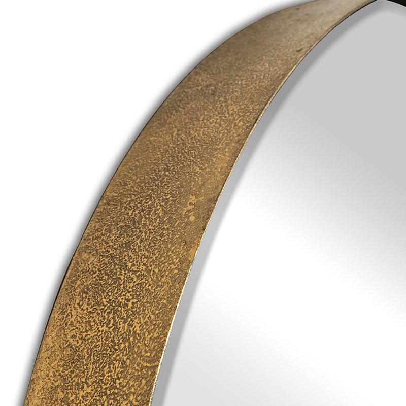 Miroir rond 30 po x 34 po avec cadre en fer. Embellissez votre vestibule. Idéal pour les vestibules, les salons, les chambres à coucher, les meubles-lavabos et les vestibules