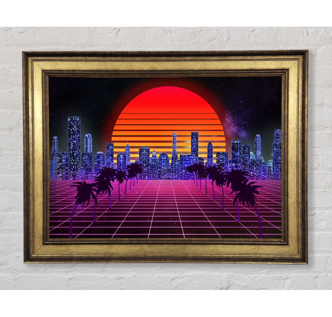 Sunshine City Retro - Druck