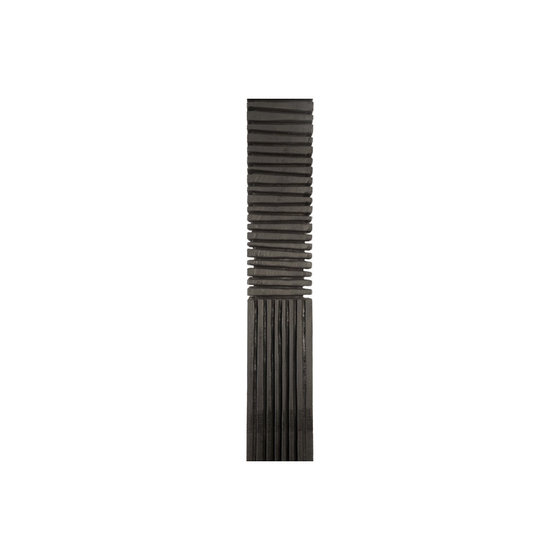 Black Wood Abstract Sculpture