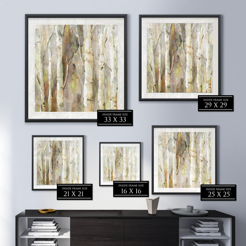 Quiet Morning I - Single Picture Frame Print, 30.5" H x 30.5" W x 1.5" D