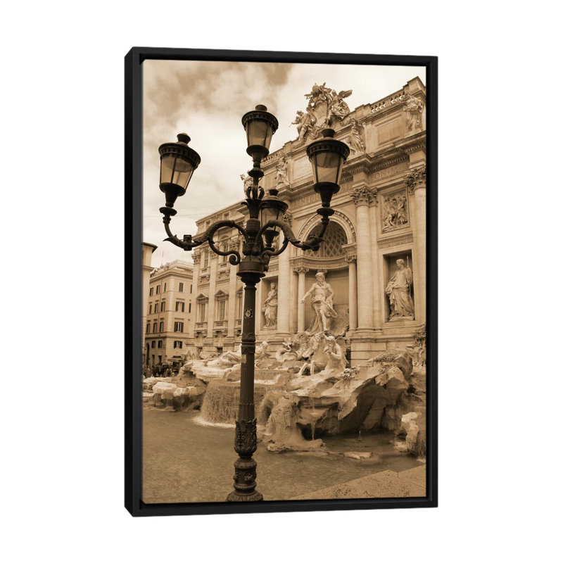 " Architettura Di Italia III " by Greg Perkins, 26" H x 18" W x 1.5" D, Black Framed Canvas, No Mat