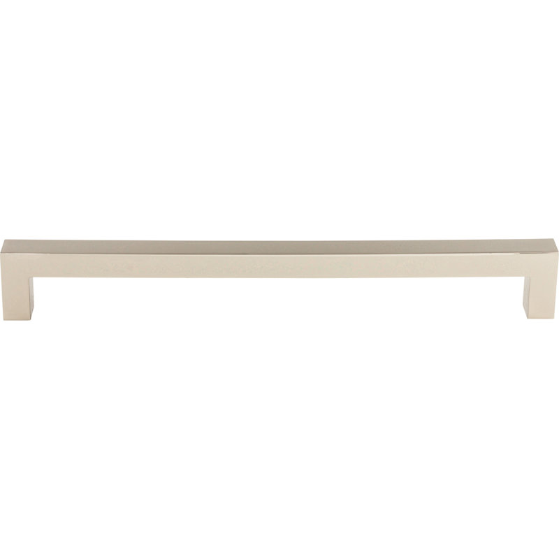 Nouveau Appliance Pull, Polished Nickel, 18" Center to Center