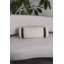 Churo Sheepskin Decorative Bolster Pillow, Bronze And Leather Details, In Stock