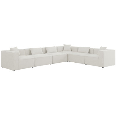 Cube Upholstered L-Shaped Sectional Reversible