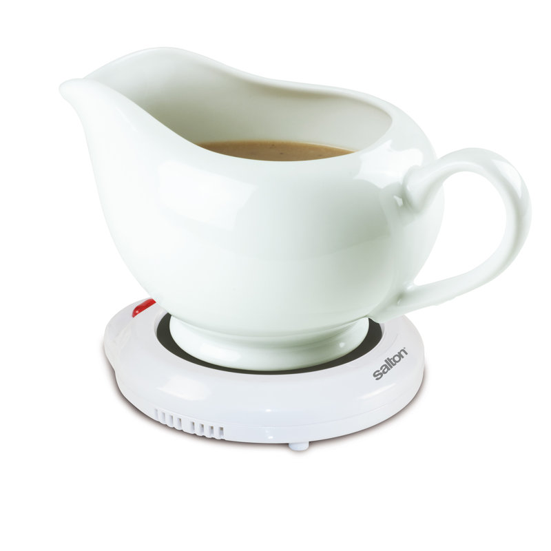Salton Mug, Candle, and Sauce Warmer, White