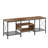 Pursley Industrial TV Stand for TVs up to 55 Inch, Brown Entertainment Center with Storage Shelves, Rustic Media TV Console Table for Living Room, Bedroom, or Gaming Room-2040188491-2040188490