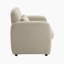 Chaise d'appoint moderne et contemporaine de 32,5 po avec revêtement en tissu Boucle de Lycon, coussin lombaire assorti, ressorts en mousse-427319310