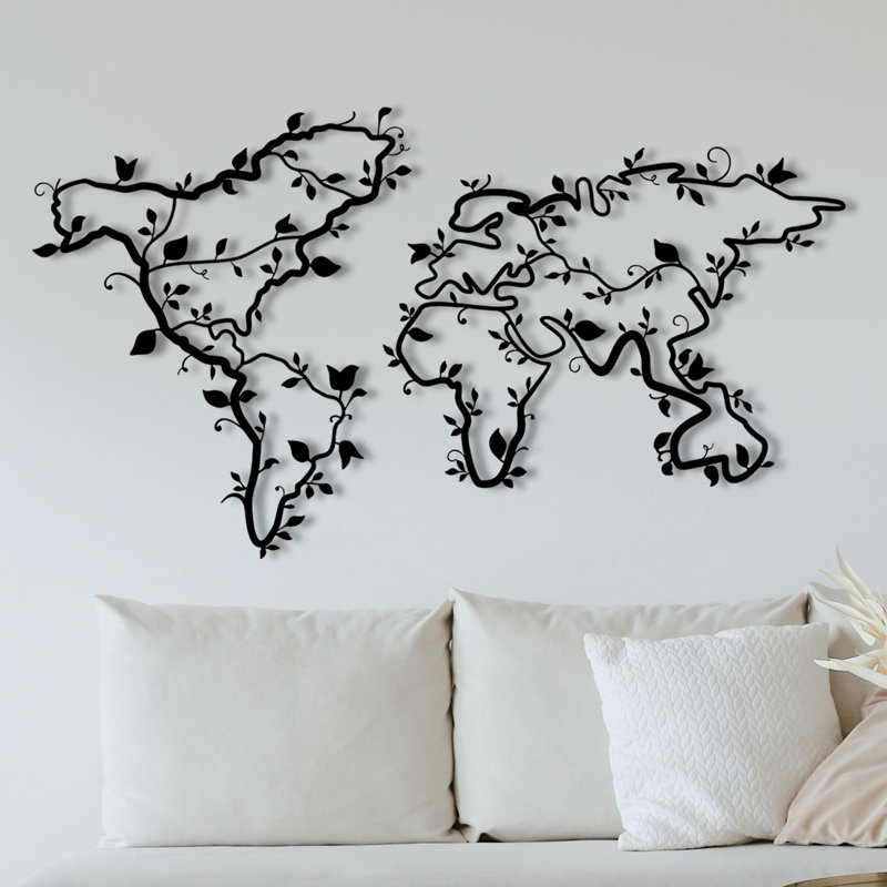 Wall Decor on Metal, 75cm H x 135cm W