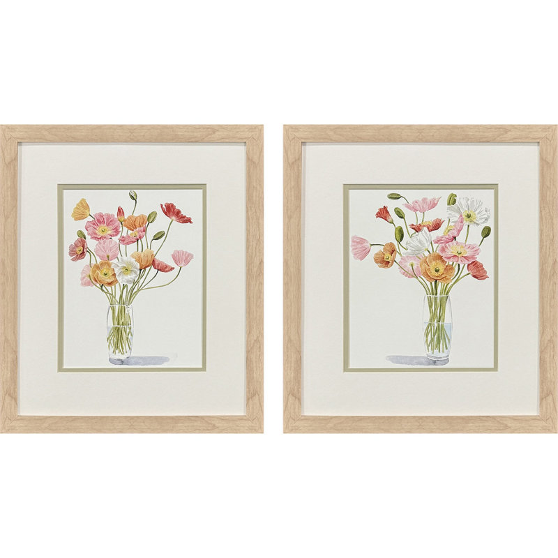 Wiry Poppies Framed Art