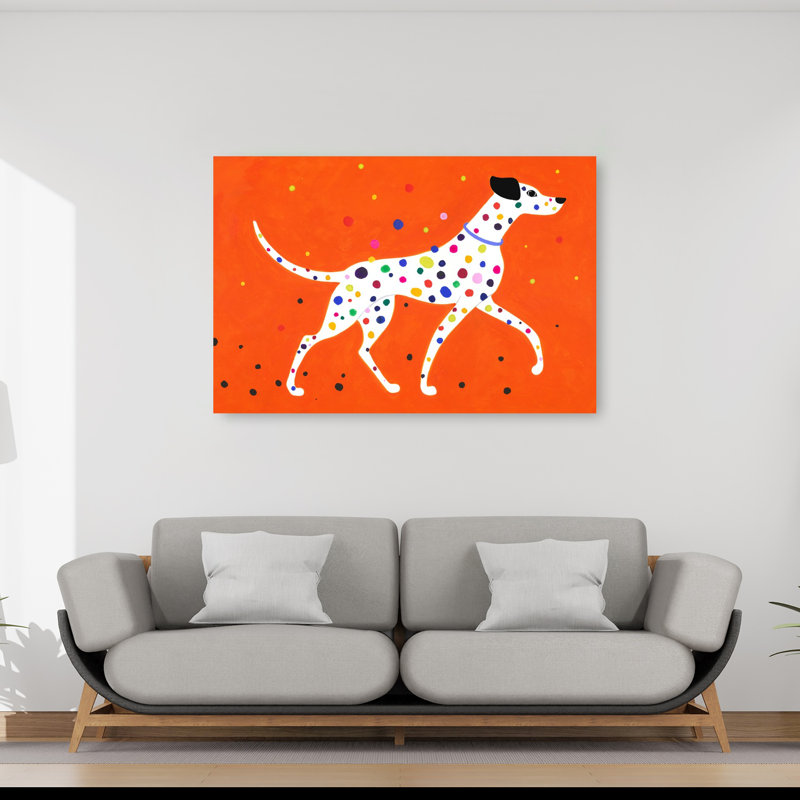 «Dalmatian» tacheté, H 40 po x l 60 po