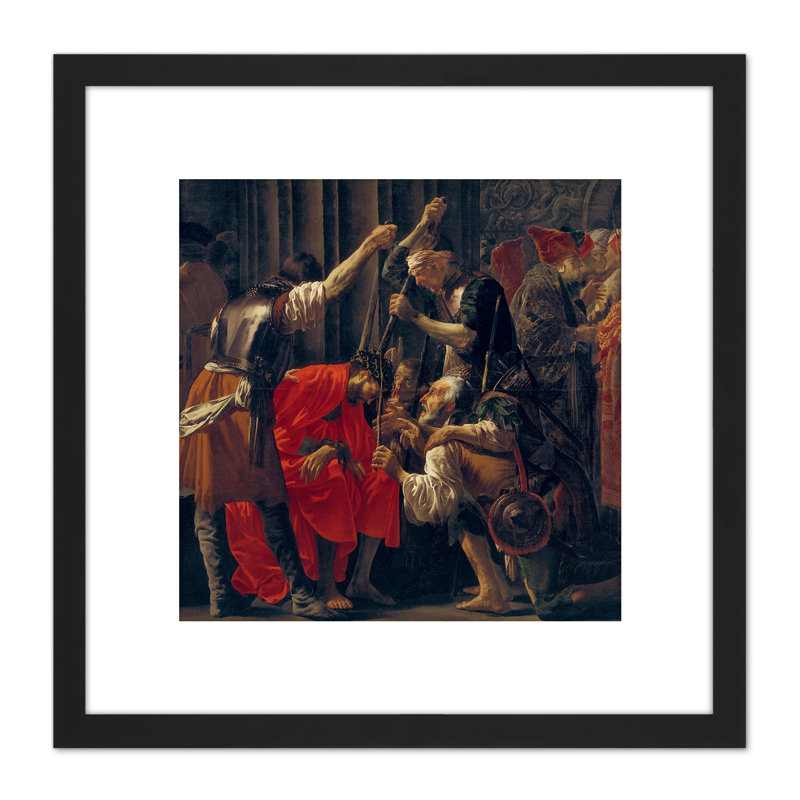Brugghen Christ Crowned With Thorns Painting by Hendrick Ter Brugghen - Single Picture Frame Art Prints