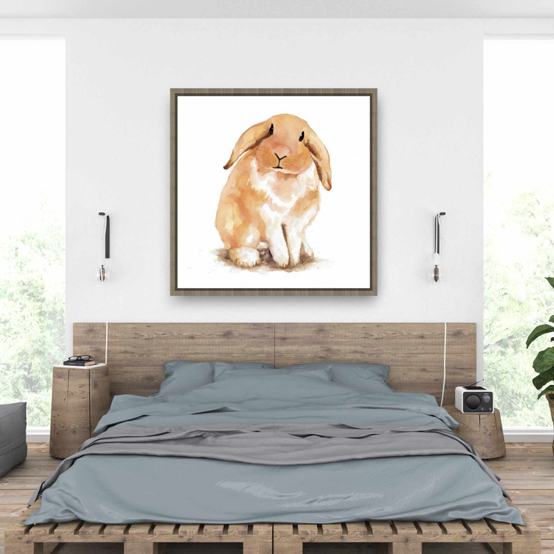 Lop-rabbit - Art pour enfants, toile encadrée