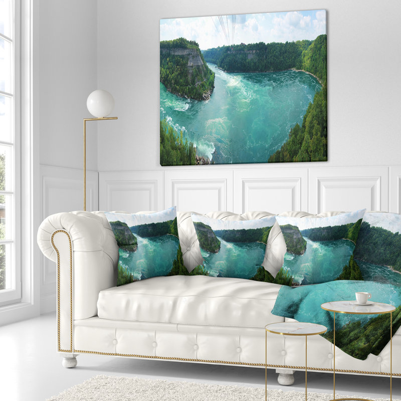 Landscape Reversible Throw Pillow