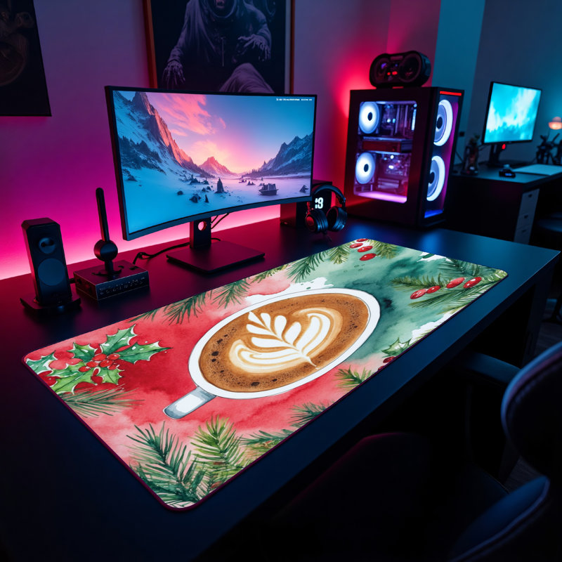 Polyester Desk Pad, 31.5x15.5