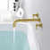 High Flow Rate Extra Long Spout Double Handle Wall Mounted