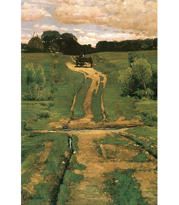 " Open Land " by Frederick Childe Hassam
