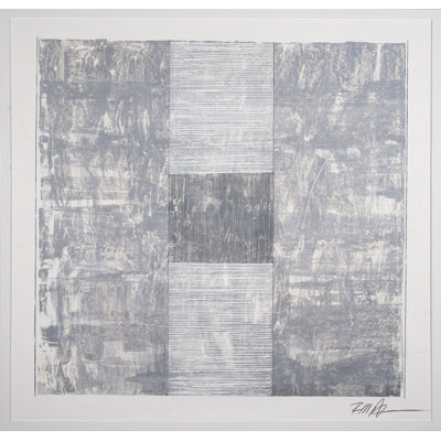 Lines Black & White by Robert Robinson - Painting