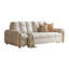 3-in-1 Convertible Sofa Bed With Double Cushions, 800lbs Support, Smooth Casters & Easy 10-Min Assembly