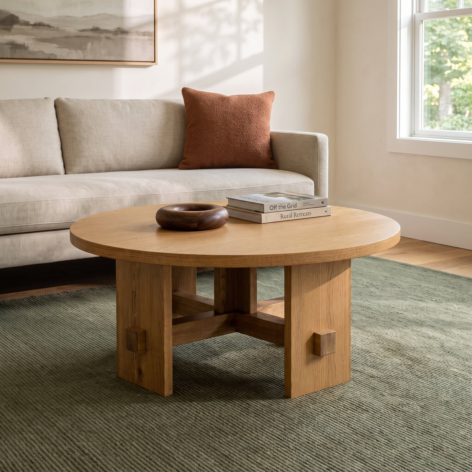 Santo Coffee Table, 16" H x 38" L x 38" W