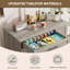 Meuble de caisse moderne pour chien, meuble d'intérieur en bois pour chenil avec tiroir et rangement latéral, meuble télé décoratif pour table d'appoint-1136318568