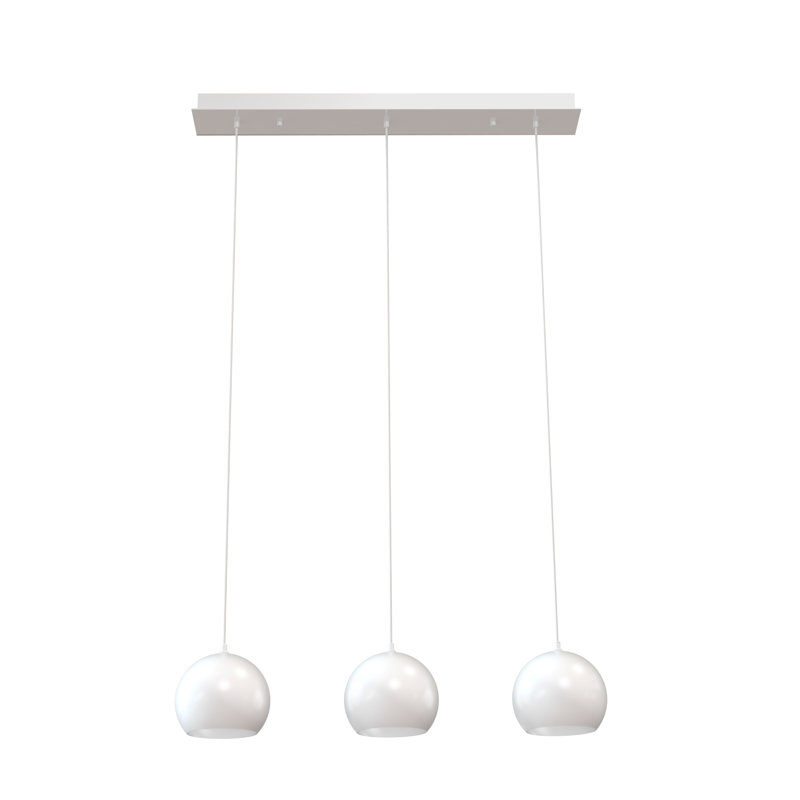Luminaire suspendu Kanisha, Blanc