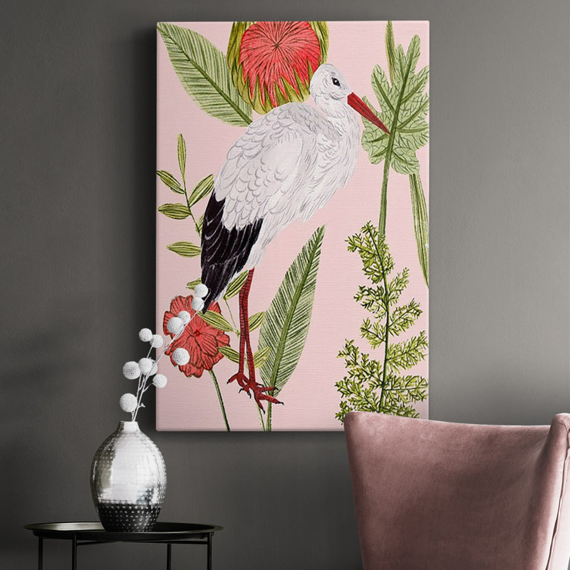 Oiseaux en mouvement IV sur toile, H 12 po x l 8 po x P 1 po