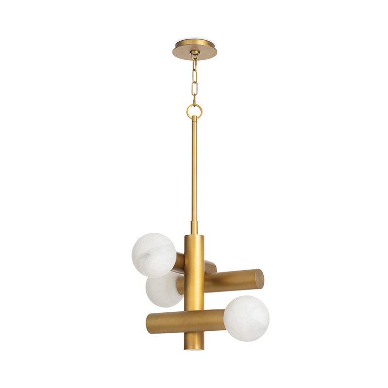 Dion Pendant (Oil Rubbed Bronze), Natural Brass