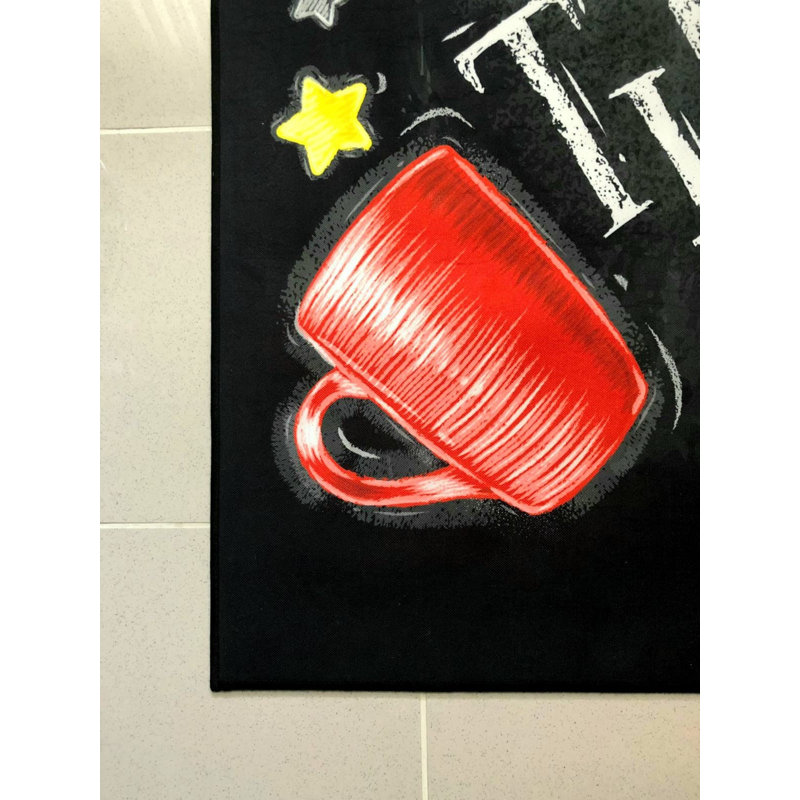 Tapis de cuisine Hobby Coffee Time, Rectangle 4 pi 7 po x 6 pi 7 po