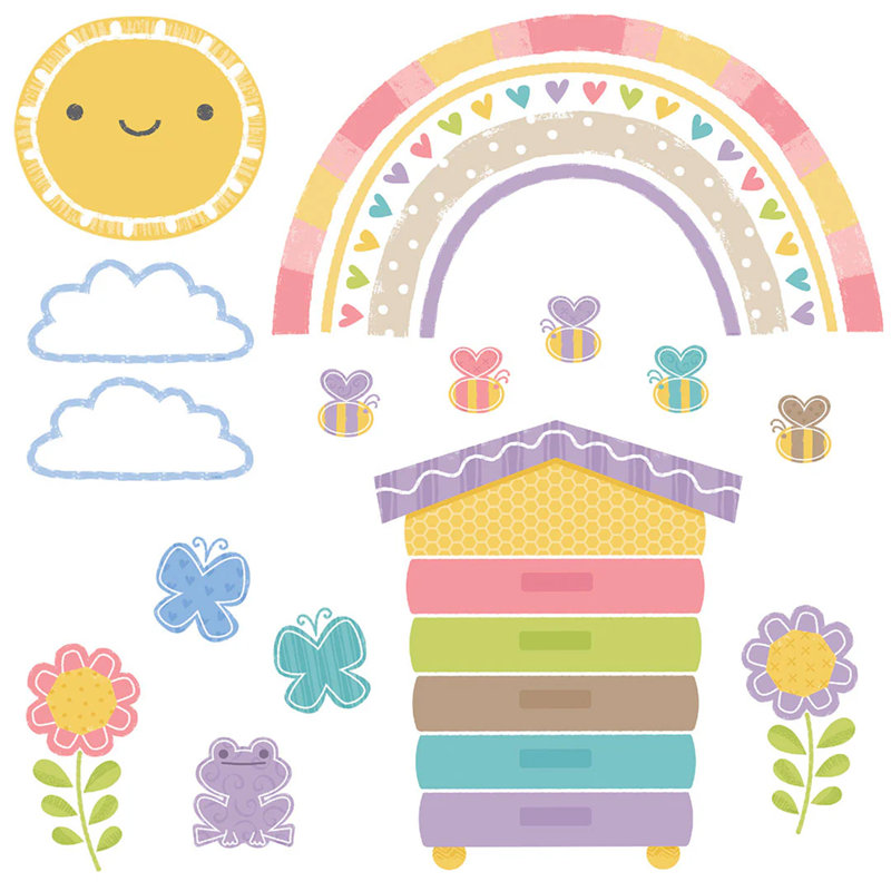 Ensemble de babillards TREND Enterprises, Inc. Rainbow Garden