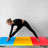 Balancefrom Fitness Gogym 6X2ft Folding 3 Panel Exercise Mat, Red/White/Blue-90558391
