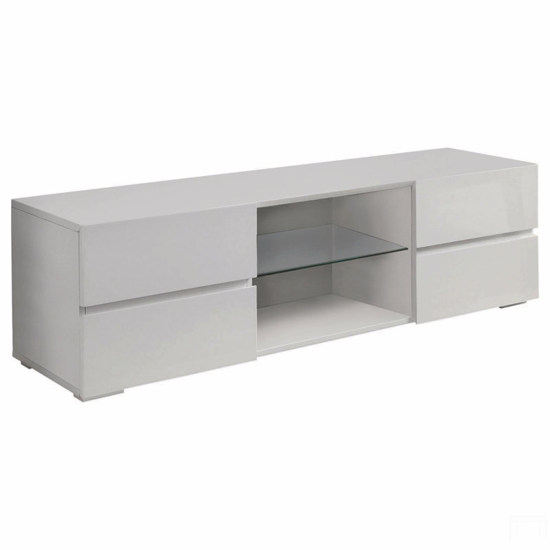 Console de télévision à 4 tiroirs