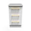 Fully Assembled Lenae 3 Drawer Bedside Table