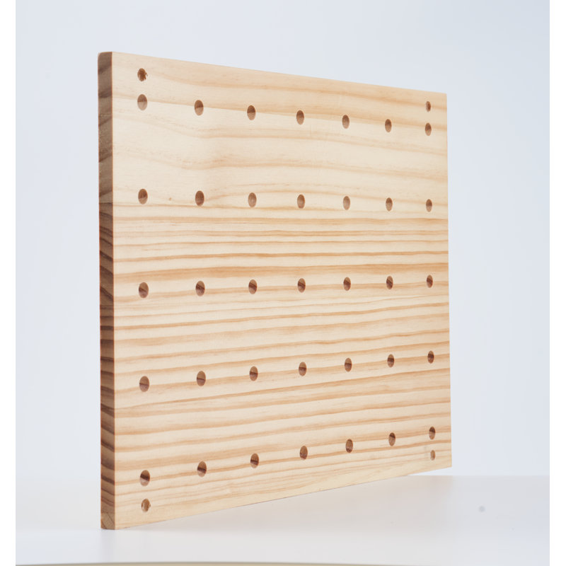 Tetonia 16" H x 23" W Slatwall / Pegboard Kit, Nature